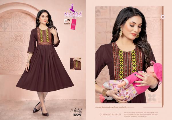 Mayra Hetal Vol 2 Fancy Feeding Kurti Collection